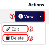 Products Actions Menu